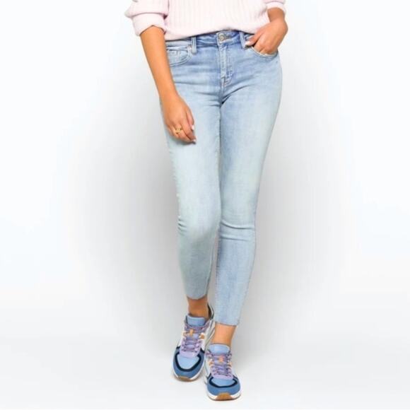 NWT Pistola Arielle skinny scissor cut hem jeans in No Pressure wash - Picture 2 of 12